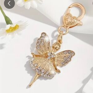 Elegant Gold Fairy Pendant